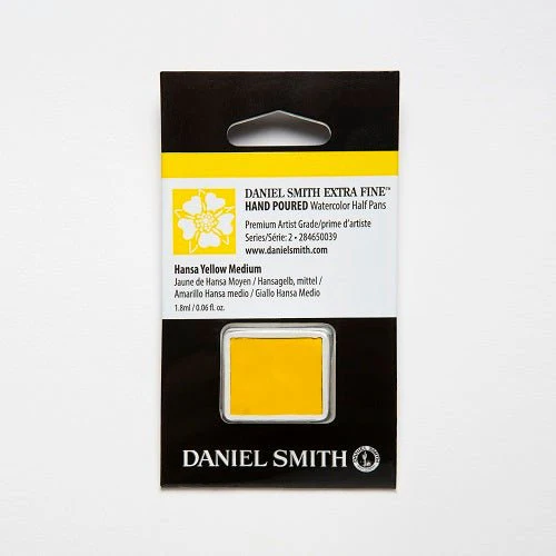 Daniel Smith Extra Fine Watercolor Half Pan - Hansa Yellow Medium