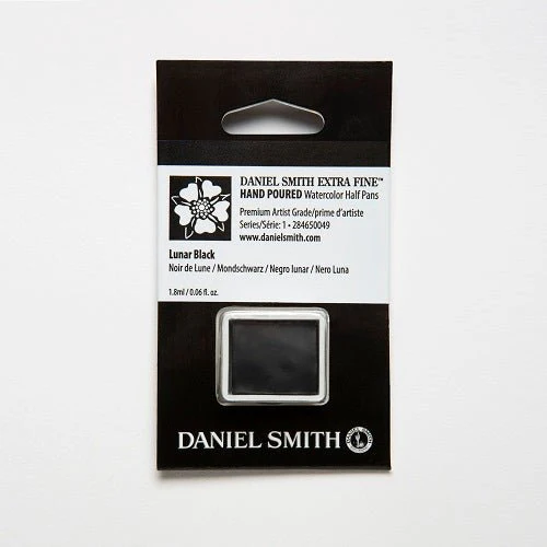Daniel Smith Extra Fine Watercolor Half Pan - Lunar Black