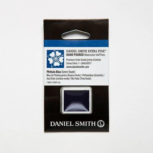 Daniel Smith Extra Fine Watercolor Half Pan - Phthalo Blue (Green Shade)