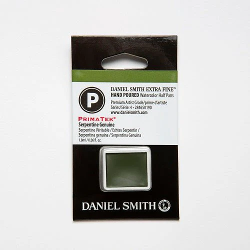 Daniel Smith Extra Fine Watercolor Half Pan - Serpentine Genuine