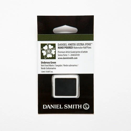 Daniel Smith Extra Fine Watercolor Half Pan - Undersea  Green