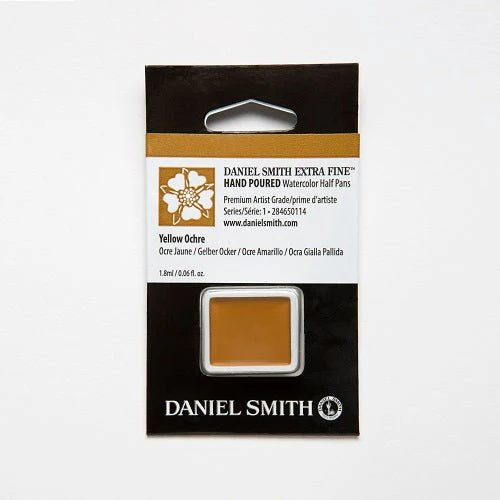 Daniel Smith Extra Fine Watercolor Half Pan - Yellow Ochre
