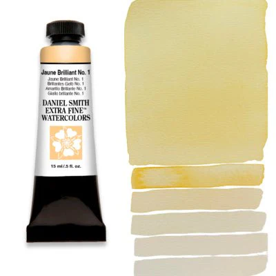 Daniel Smith Extra Fine Watercolor - Jaune Brilliant No. 1,  15 ml