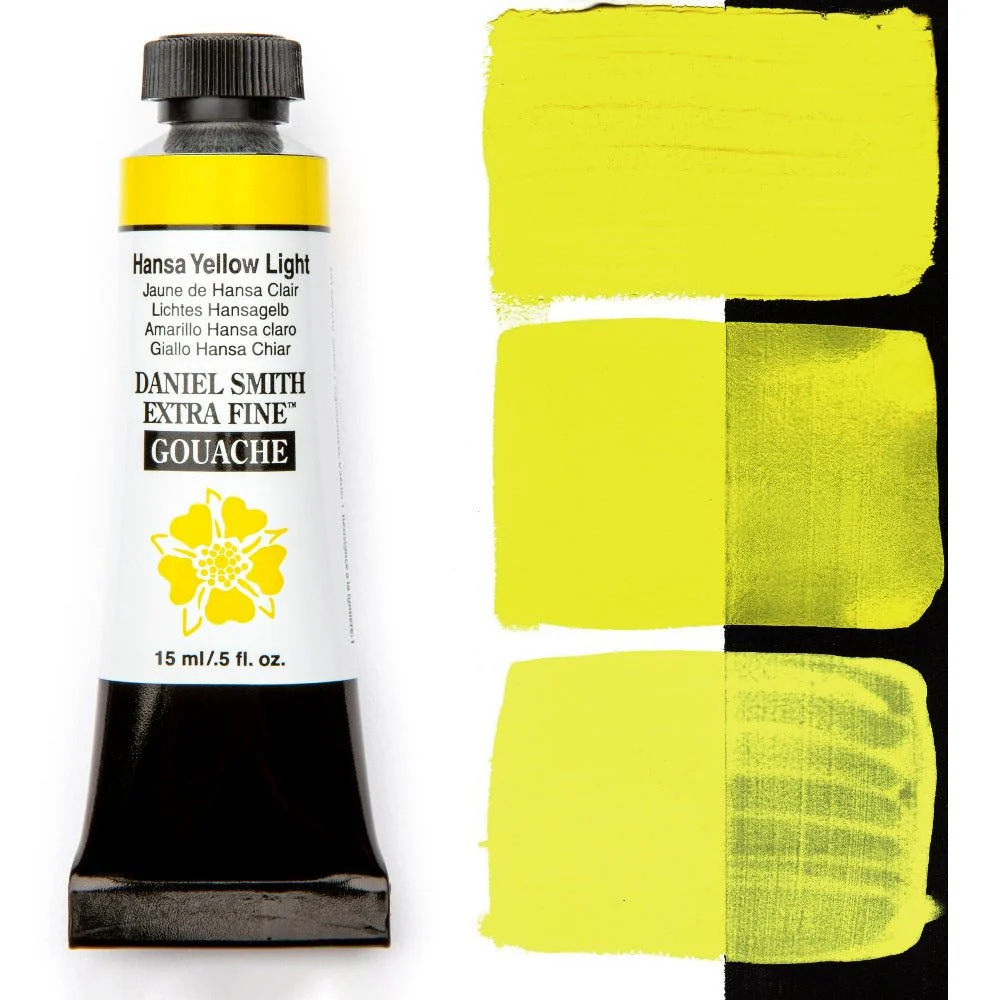 Daniel Smith Extra Fine Gouache 15 ml - Hansa Yellow Light