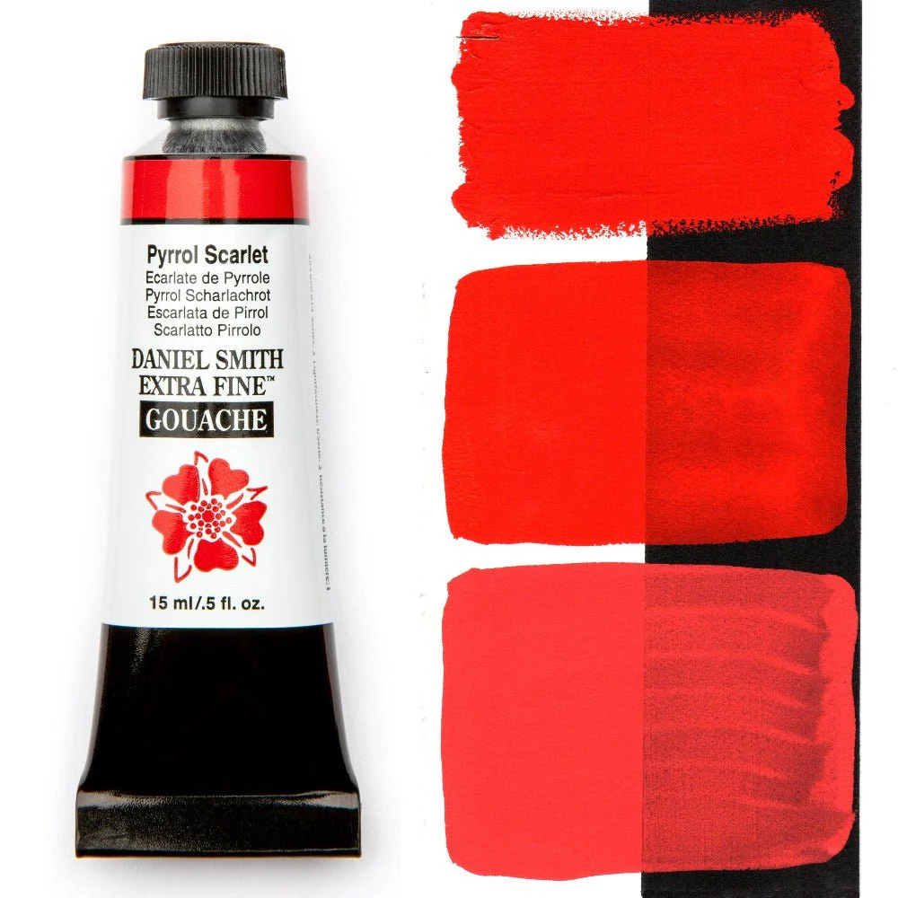 Daniel Smith Extra Fine Gouache 15 ml - Pyrrol Scarlet