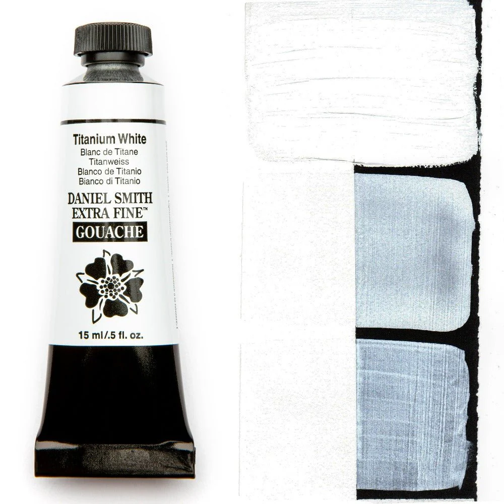 Daniel Smith Extra Fine Gouache 15 ml - Titanium White