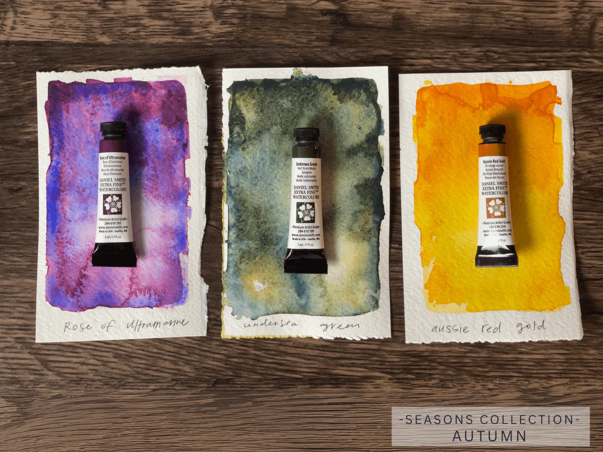 Daniel Smith Watercolor 5ml Tubes - Autumn Set - 3 Tubes Triad Set - Image 3