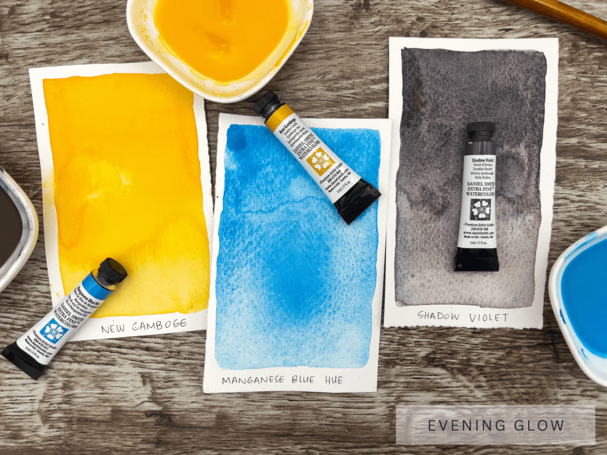 Daniel Smith Watercolor 5ml Tubes - Evening Glow Set - 3 Tubes Triad Set - Image 3