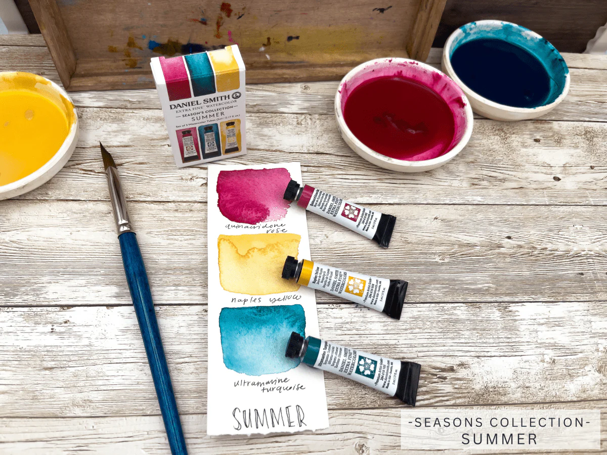 Daniel Smith Watercolor 5ml Tubes - Summer Set - 3 Tubes  Triad Set - Image 3