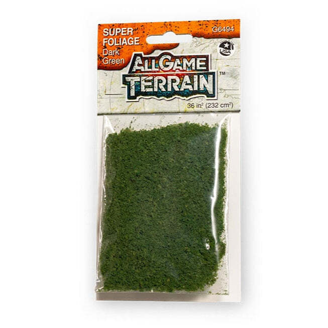 All Game Terrain - 32 square inches - Dark Green Super Foliage