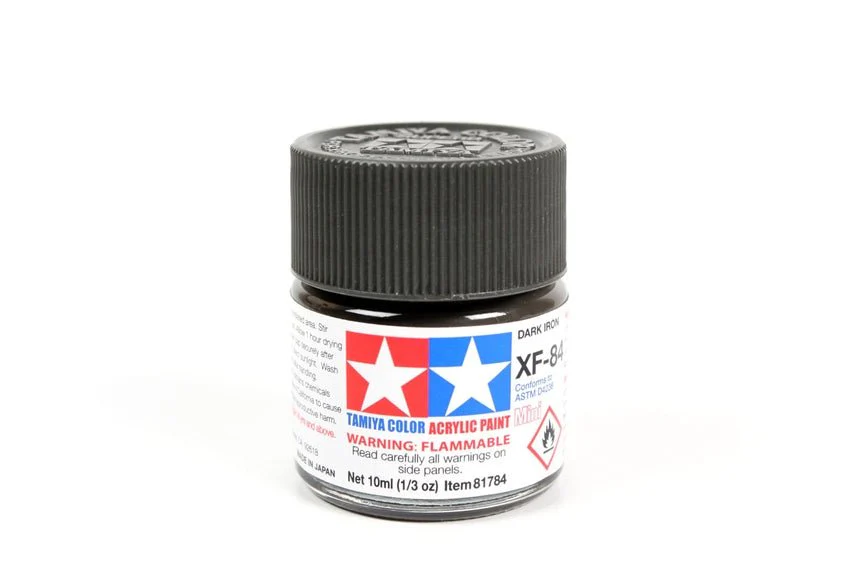 Tamiya Mini Acrylic 10 ml - XF-84 Dark Iron Matte Finish