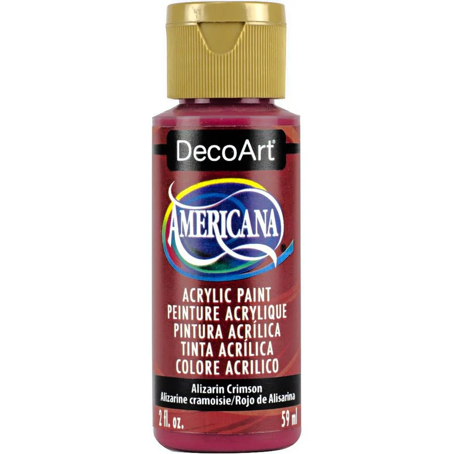 DecoArt Americana Acrylic 2 fl oz - Alizarin Crimson (Transparent)
