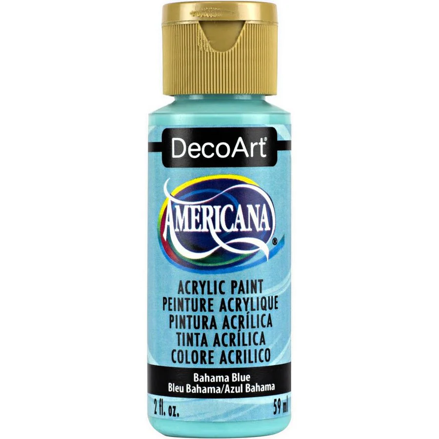 DecoArt Americana Acrylic 2 fl oz - Bahama Blue