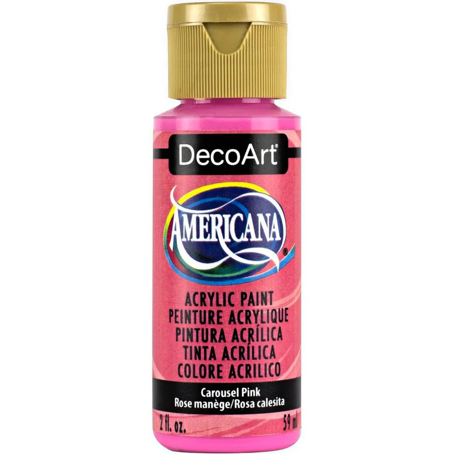 DecoArt Americana Acrylic 2 fl oz - Carousel Pink