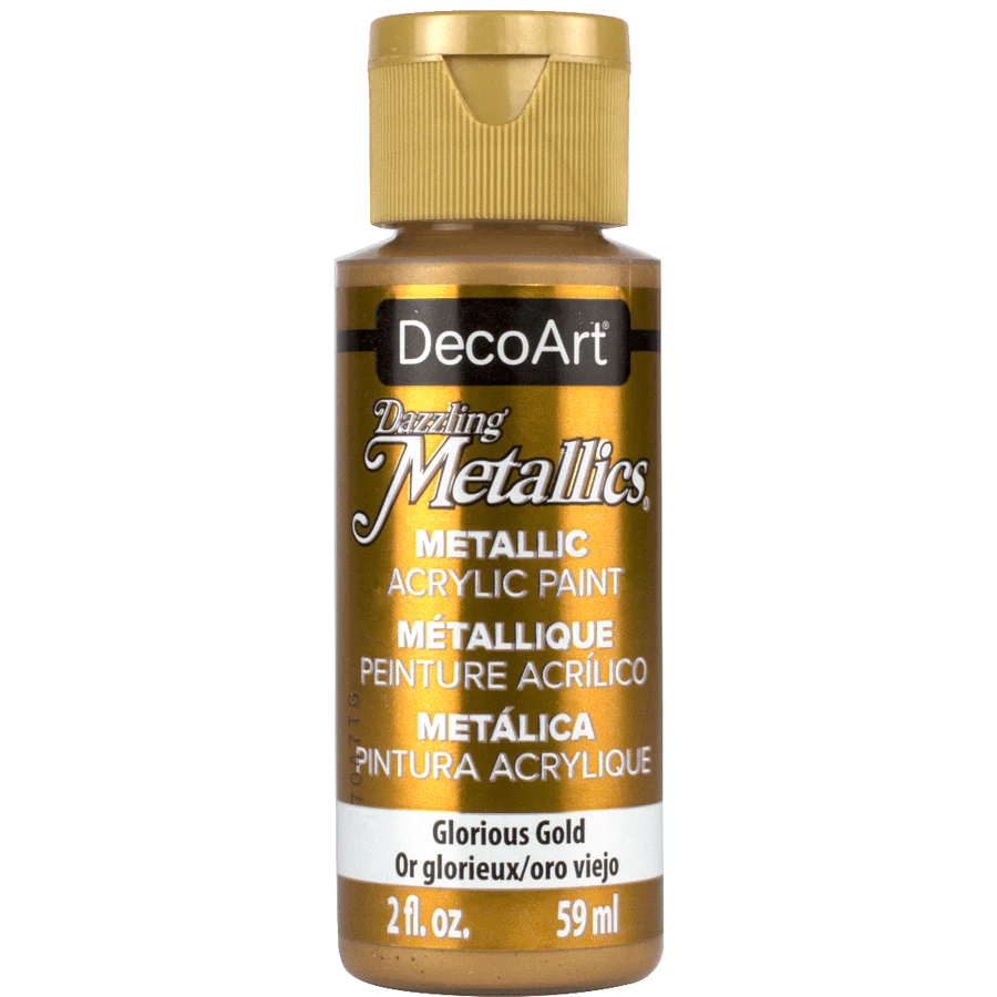 DecoArt Americana Acrylic 2 fl oz - Dazzling  Metallics - Glorious Gold