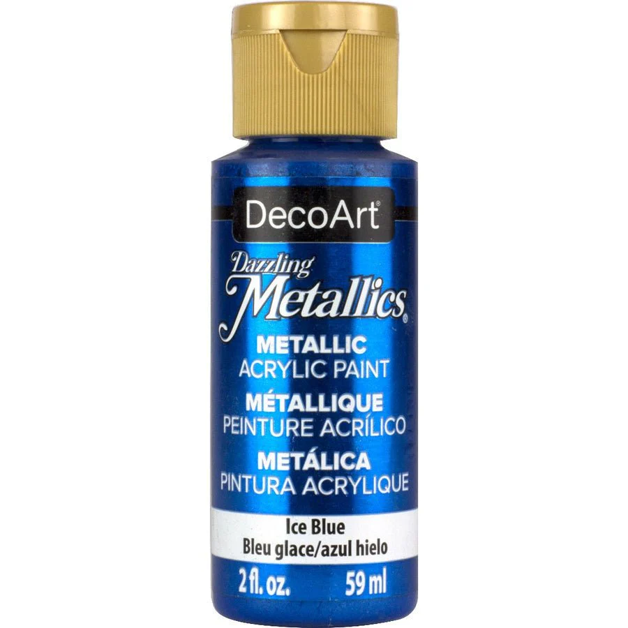 DecoArt Americana Acrylic 2 fl oz - Dazzling  Metallics - Ice Blue