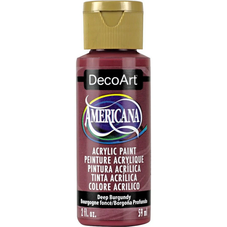 DecoArt Americana Acrylic 2 fl oz - Deep Burgundy