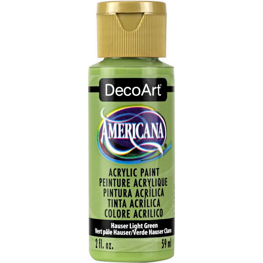 DecoArt Americana Acrylic 2 fl oz - Hauser Light Green