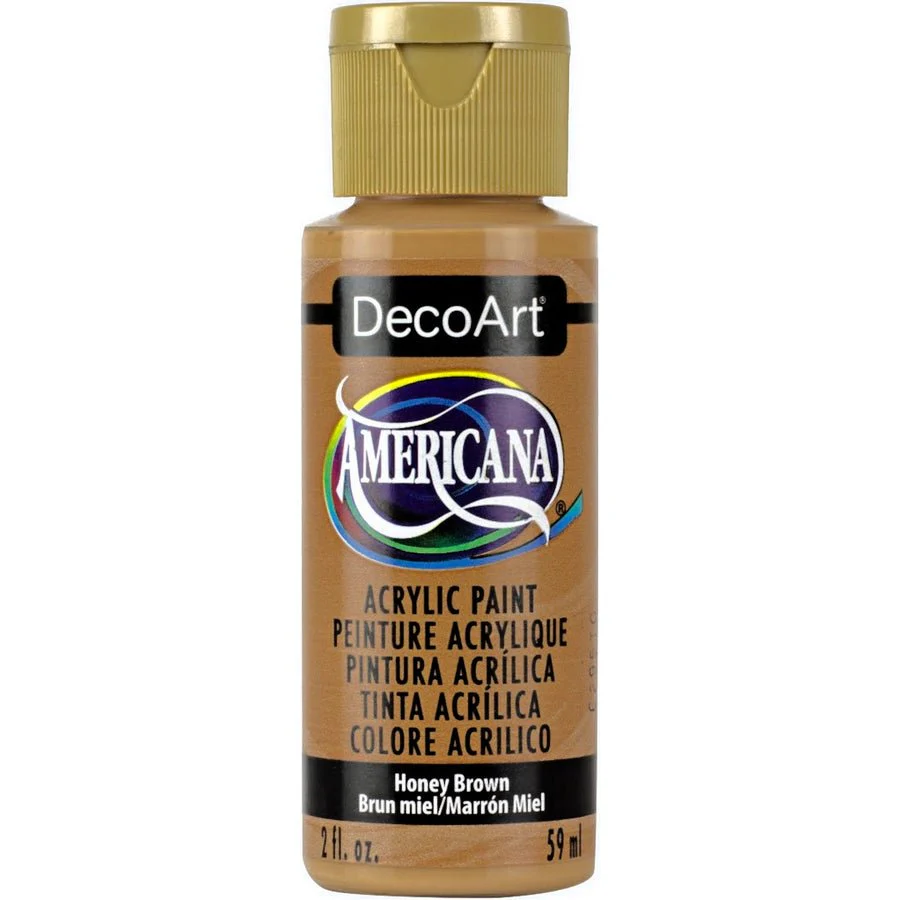 DecoArt Americana Acrylic 2 fl oz - Honey Brown