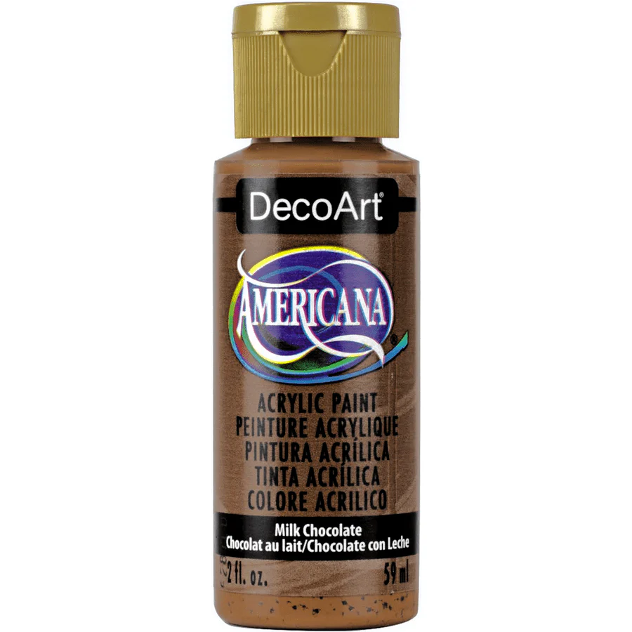 DecoArt Americana Acrylic 2 fl oz - Milk Chocolate