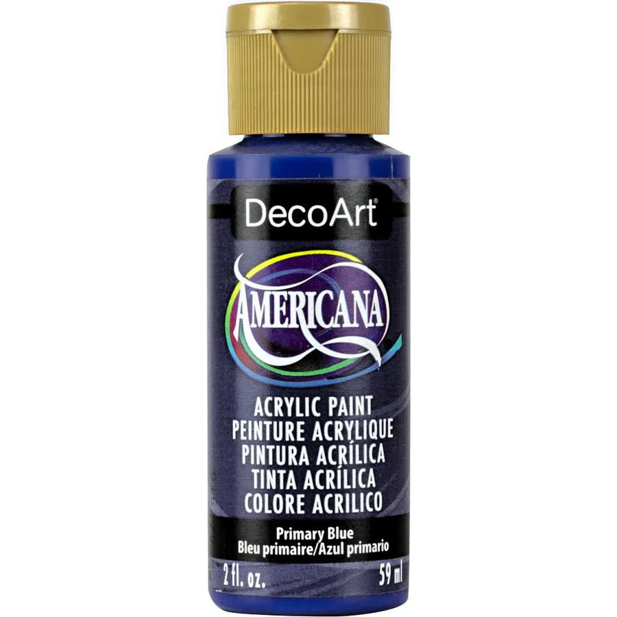 DecoArt Americana Acrylic 2 fl oz - Primary Blue (Transparent)