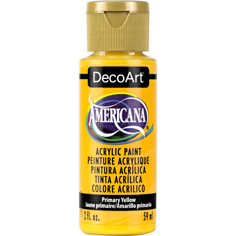DecoArt Americana Acrylic 2 fl oz - Primary Yellow
