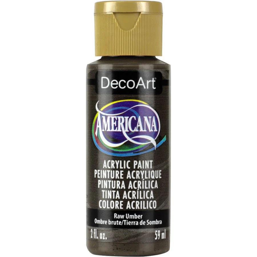 DecoArt Americana Acrylic 2 fl oz - Raw Umber