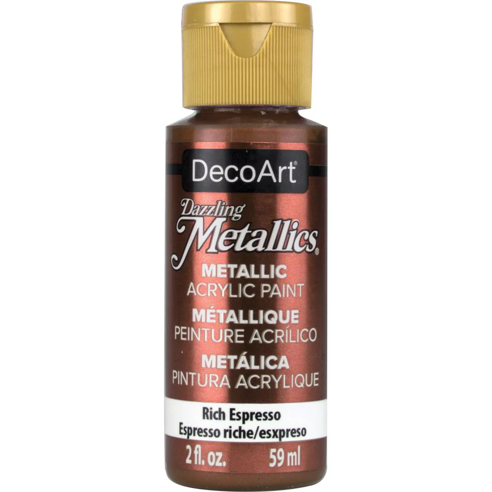 DecoArt Americana Acrylic 2 fl oz - Dazzling  Metallics - Rich Espresso