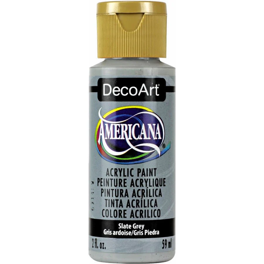 DecoArt Americana Acrylic 2 fl oz - Slate Grey
