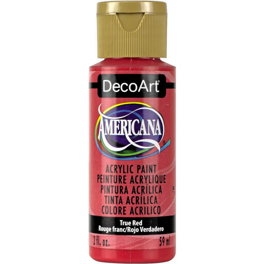 DecoArt Americana Acrylic 2 fl oz - True Red