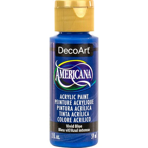 DecoArt Americana Acrylic 2 fl oz - Vivid Blue
