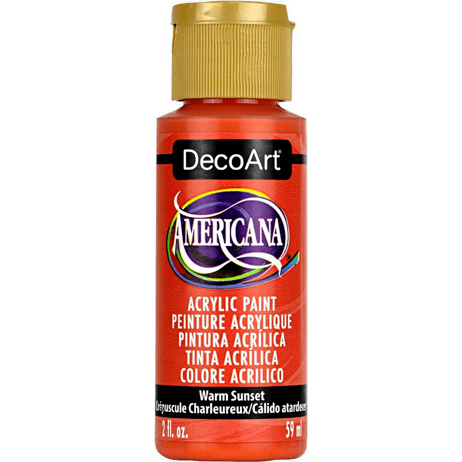 DecoArt Americana Acrylic 2 fl oz - Warm Sunset