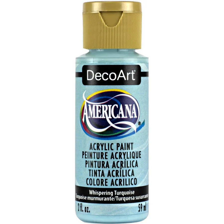 DecoArt Americana Acrylic 2 fl oz - Whispering Turquoise