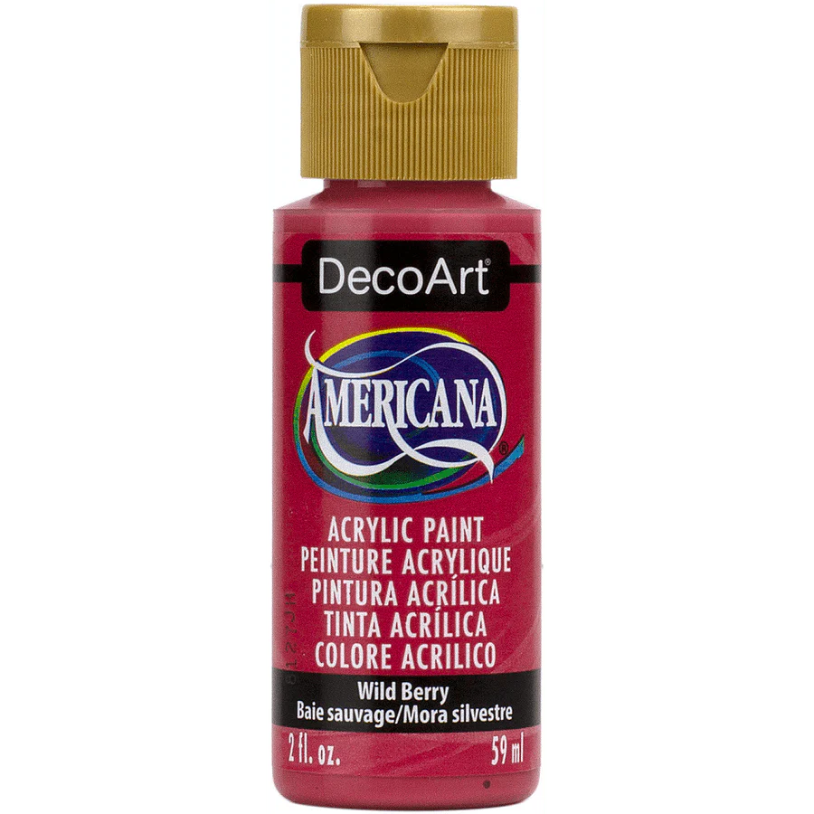 DecoArt Americana Acrylic 2 fl oz - Wild Berry