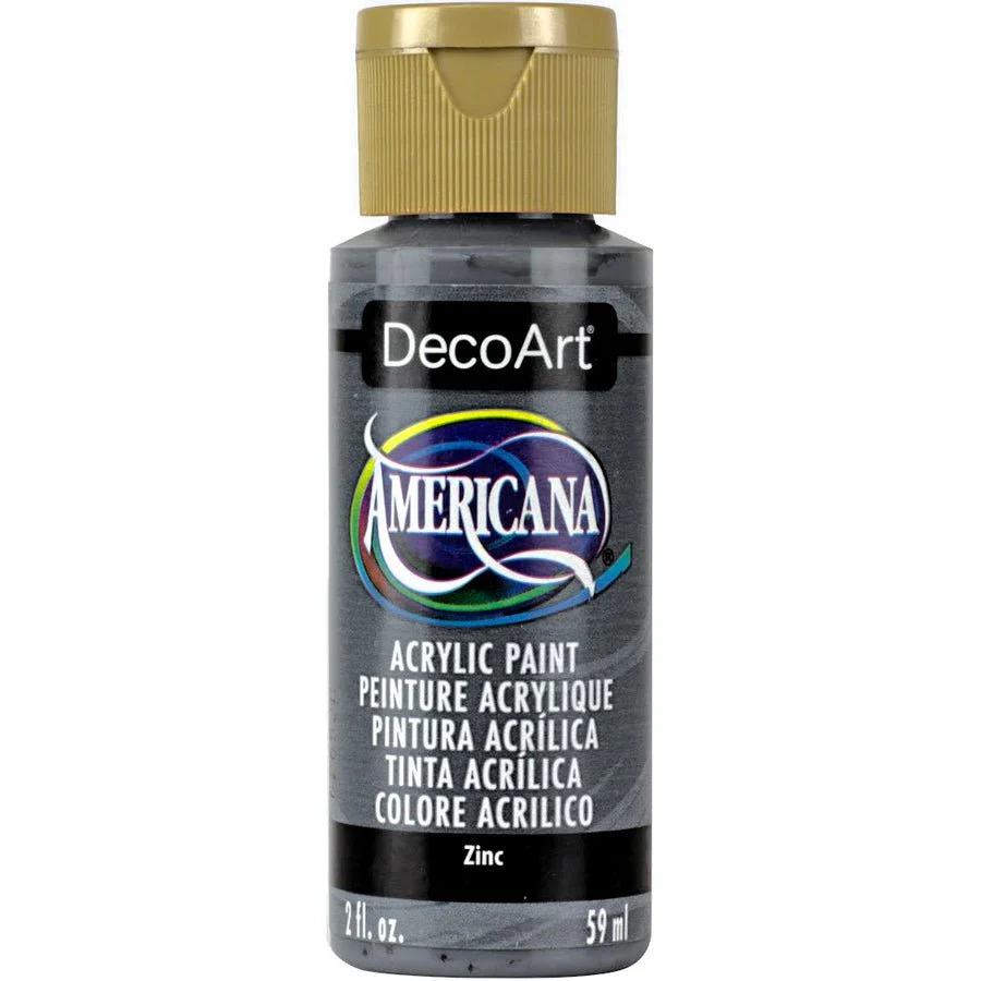 DecoArt Americana Acrylic 2 fl oz - Zinc