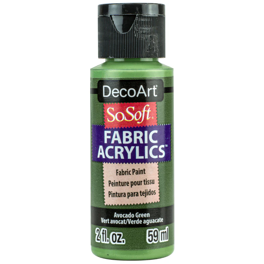 DecoArt SoSoft Fabric Acrylics 2 oz - Avocado Green