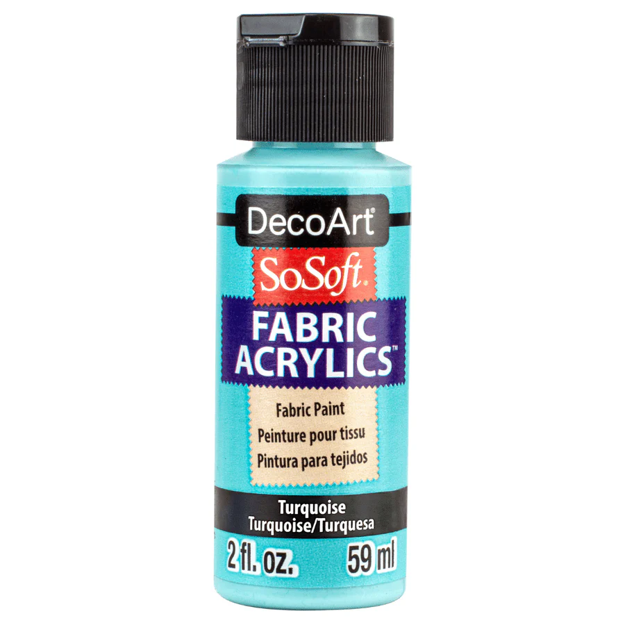 DecoArt SoSoft Fabric Acrylics 2 oz - Turquoise
