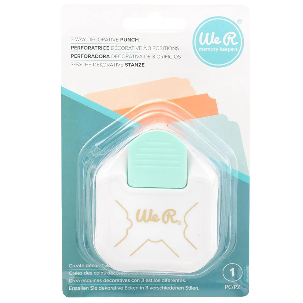 We R Makers 3 Way Corner Punch - Decorative