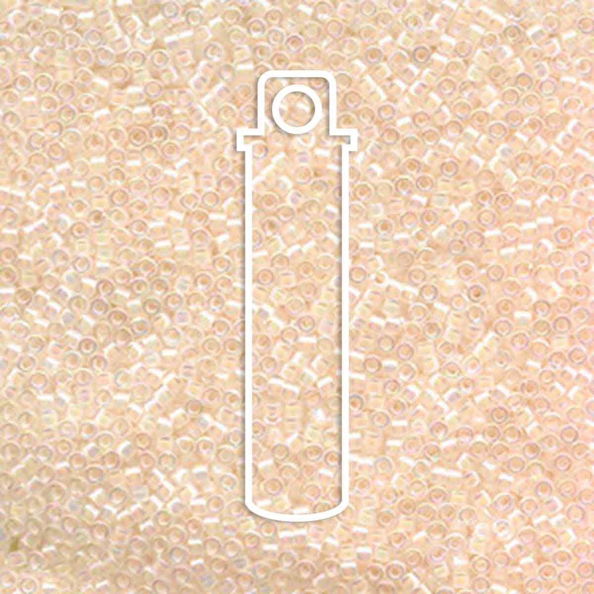 Miyuki Delica DB 11/0 (1.6mm) Seed Beads - Off White - approx. 7.2 grams
