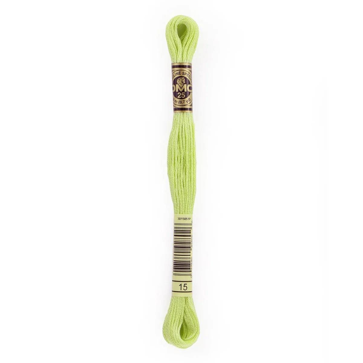 DMC 6-Strand Cotton Embroidery Floss 8.7yd - 15 Apple Green