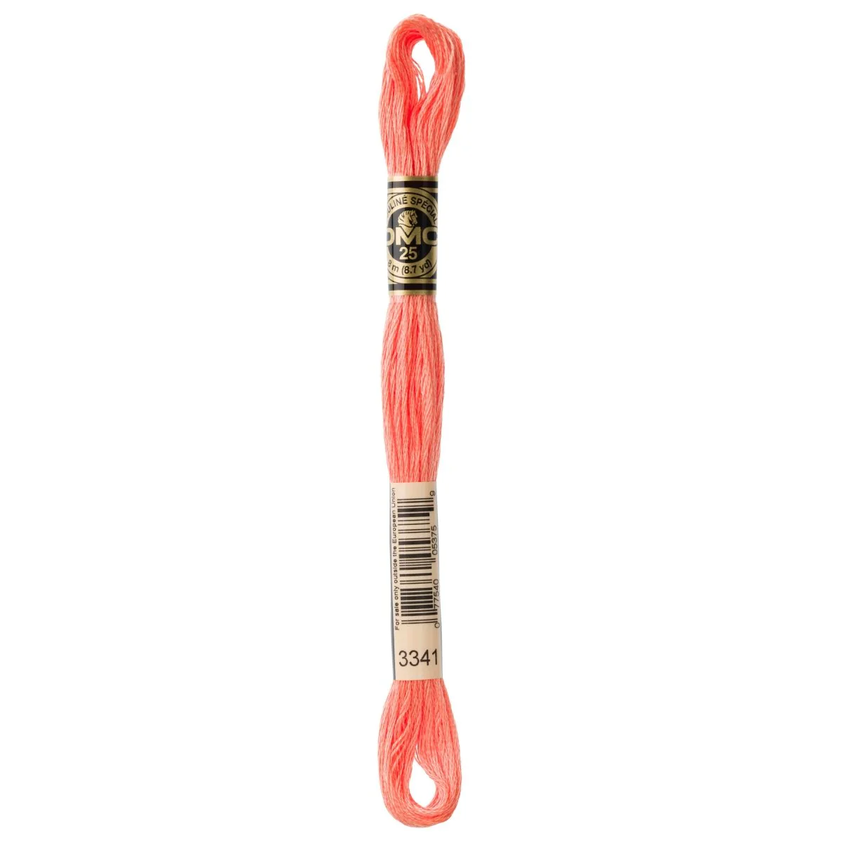 DMC 6-Strand Cotton Embroidery Floss 8.7yd - 3341 Apricot