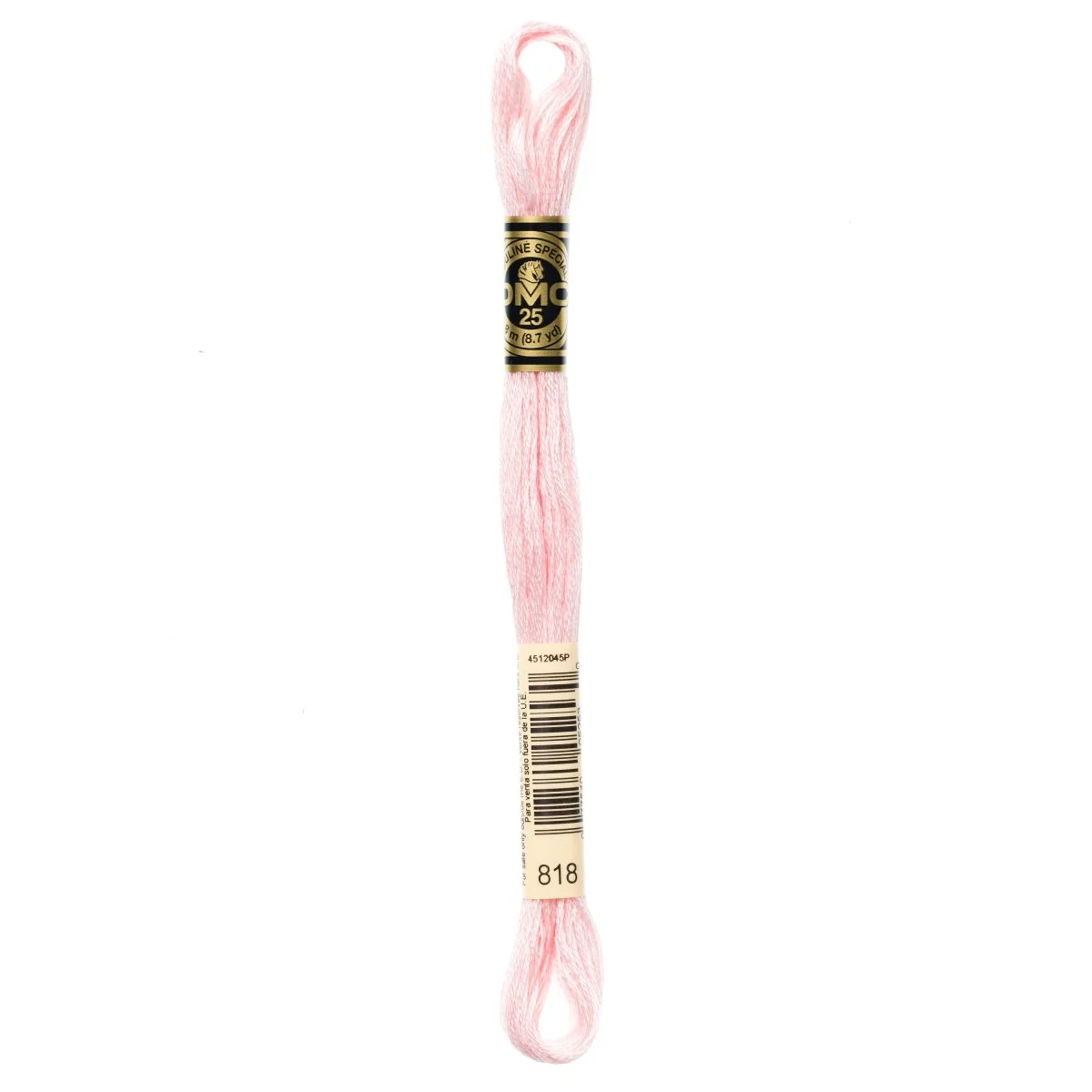 DMC 6-Strand Cotton Embroidery Floss 8.7yd -818 Baby Pink