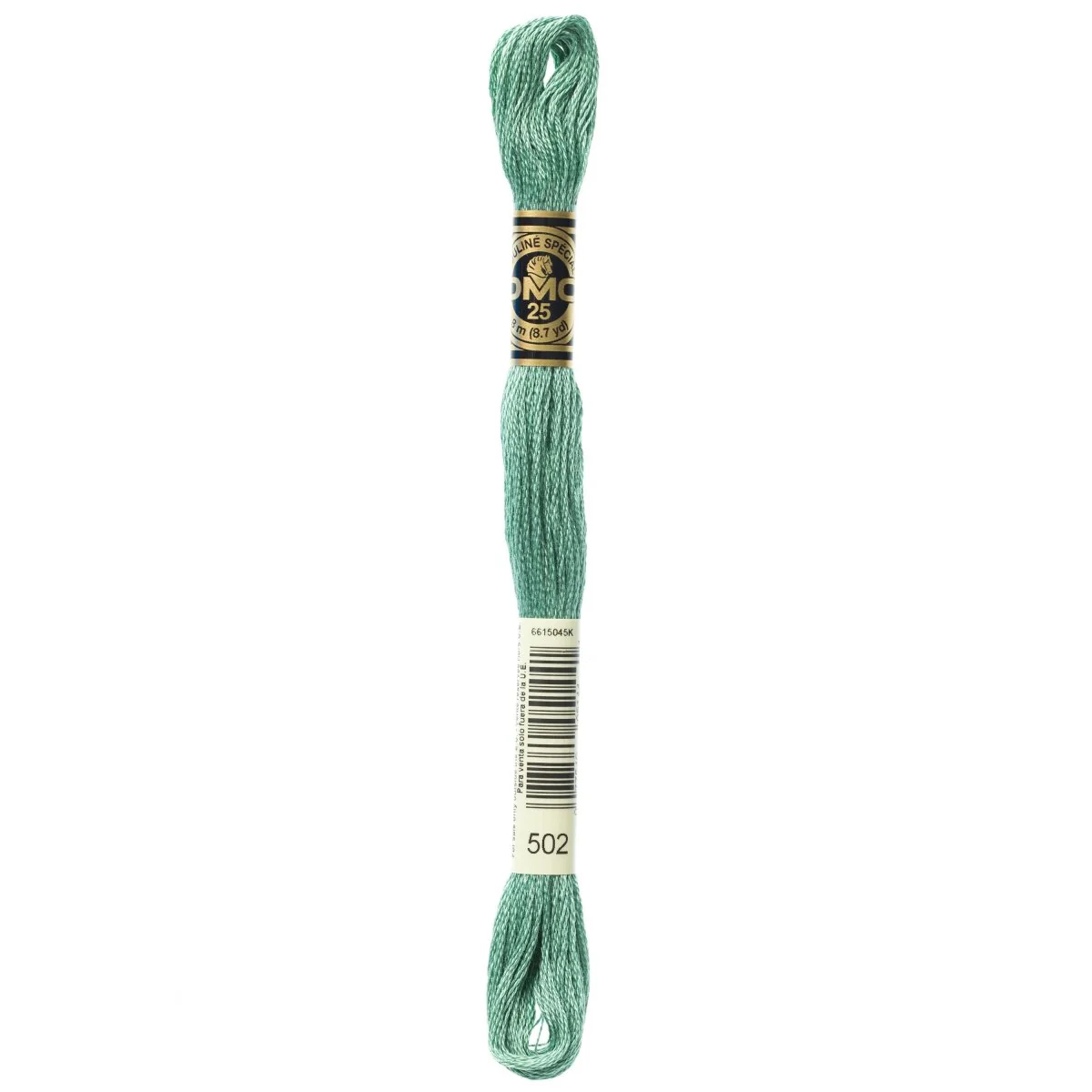 DMC 6-Strand Cotton Embroidery Floss 8.7yd - 502 Blue Green