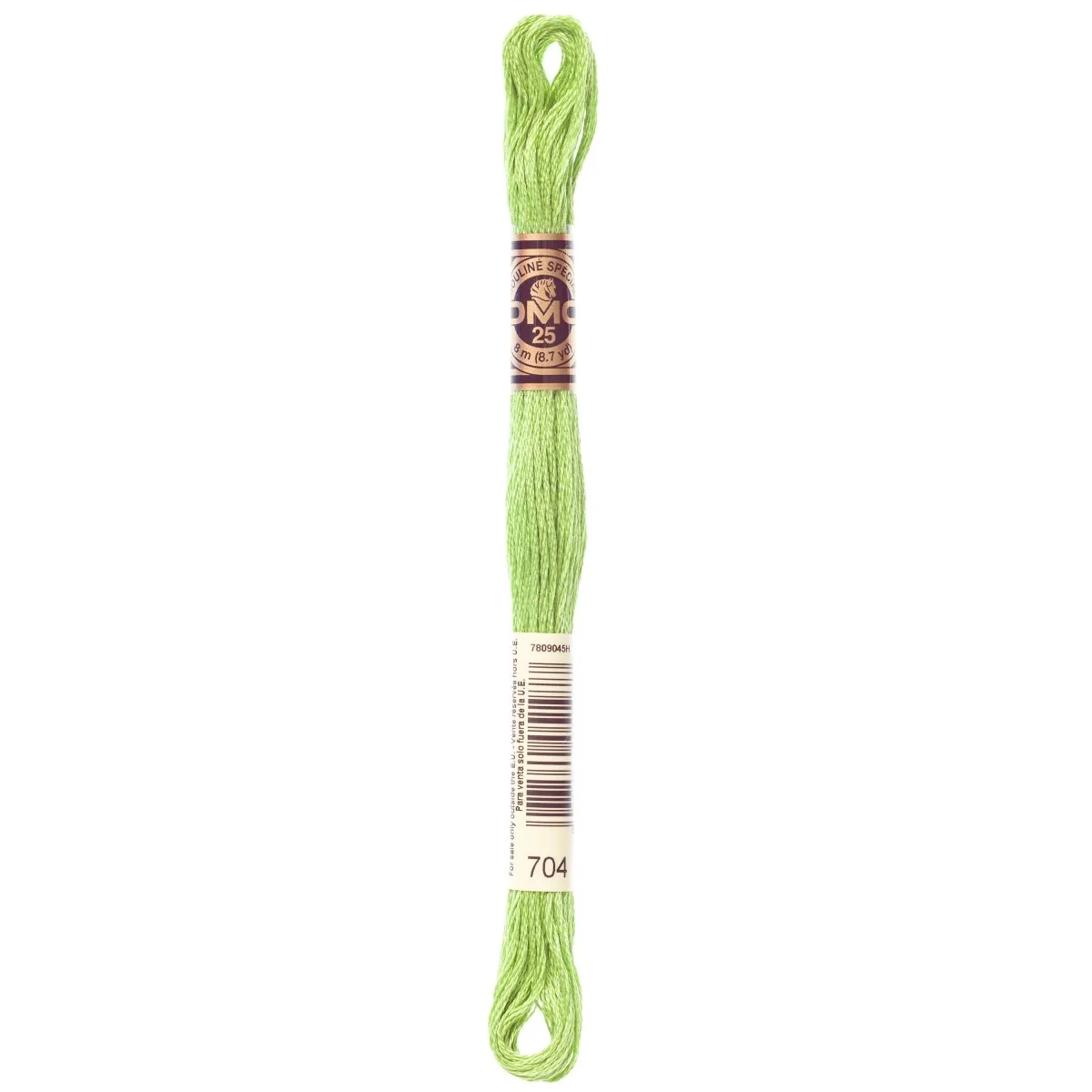 DMC 6-Strand Cotton Embroidery Floss 8.7yd - 704 Bright Chartreuse