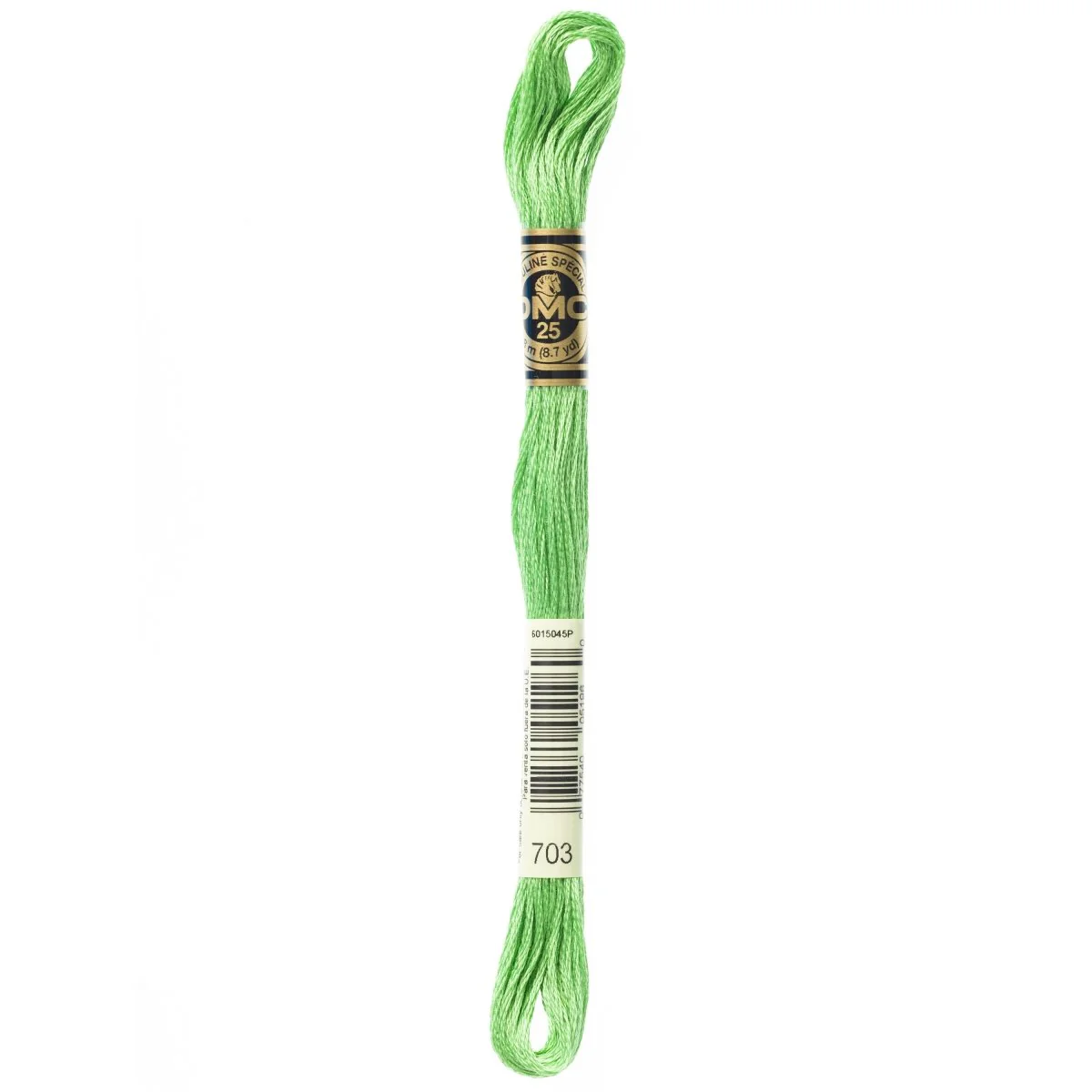 DMC 6-Strand Cotton Embroidery Floss 8.7yd - 703 Chartreuse