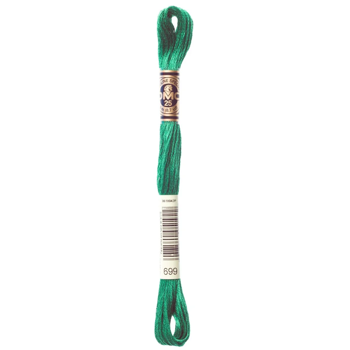 DMC 6-Strand Cotton Embroidery Floss 8.7yd - 699 Christmas Green