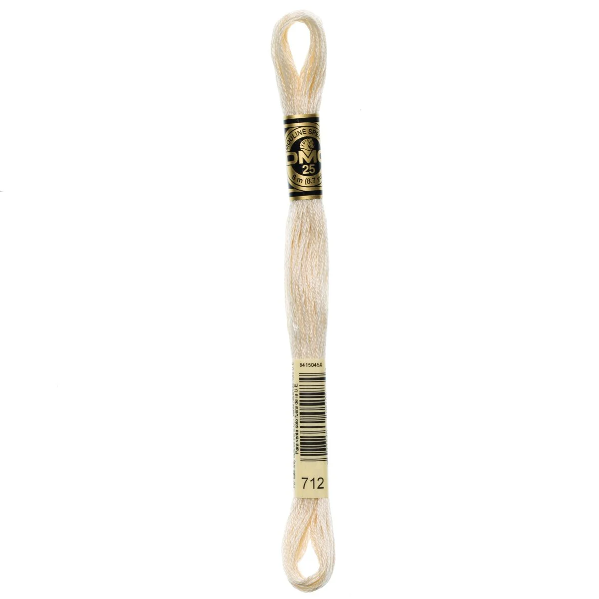 DMC 6-Strand Cotton Embroidery Floss 8.7yd - 712 Cream