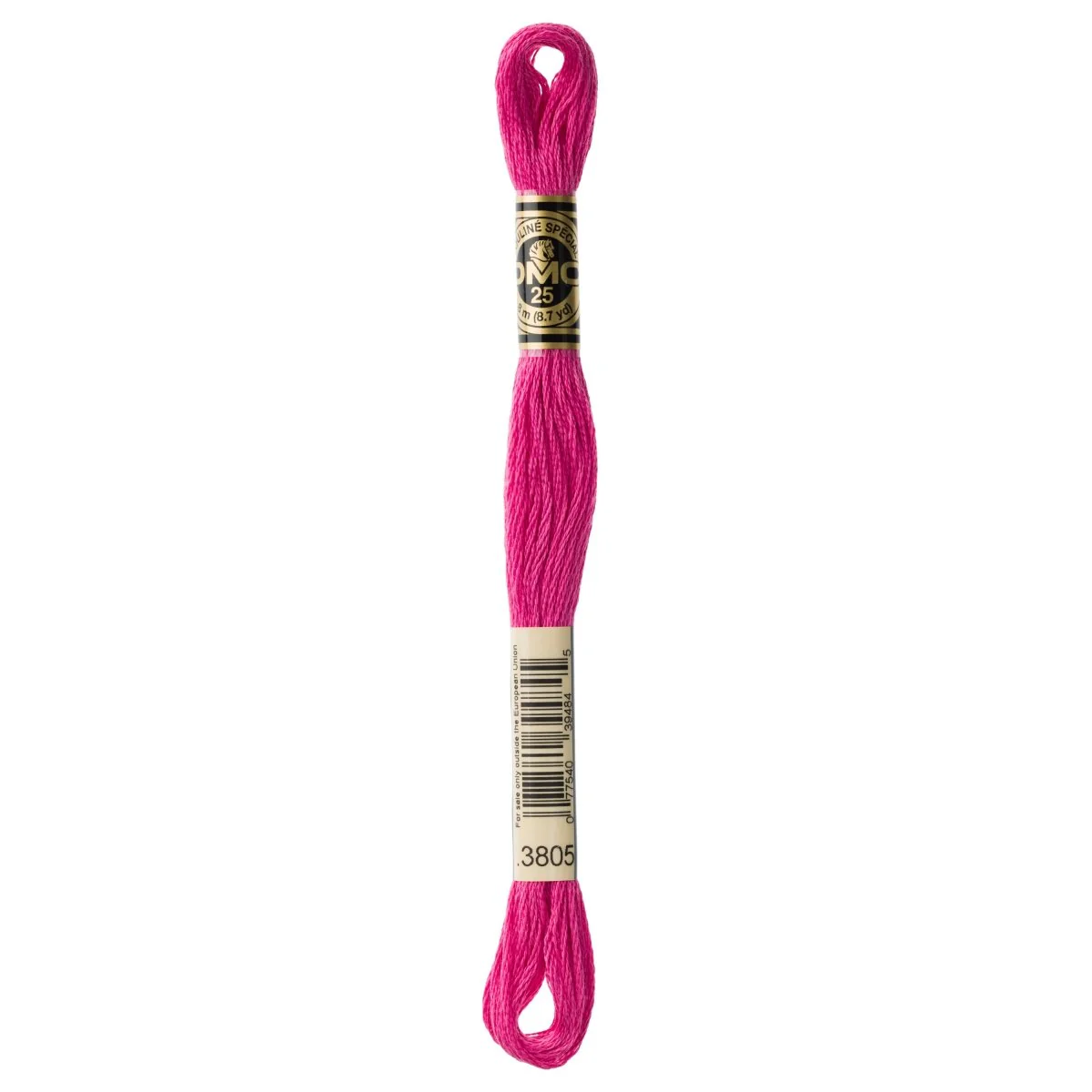 DMC 6-Strand Cotton Embroidery Floss 8.7yd - 3805 Cyclamen Pink