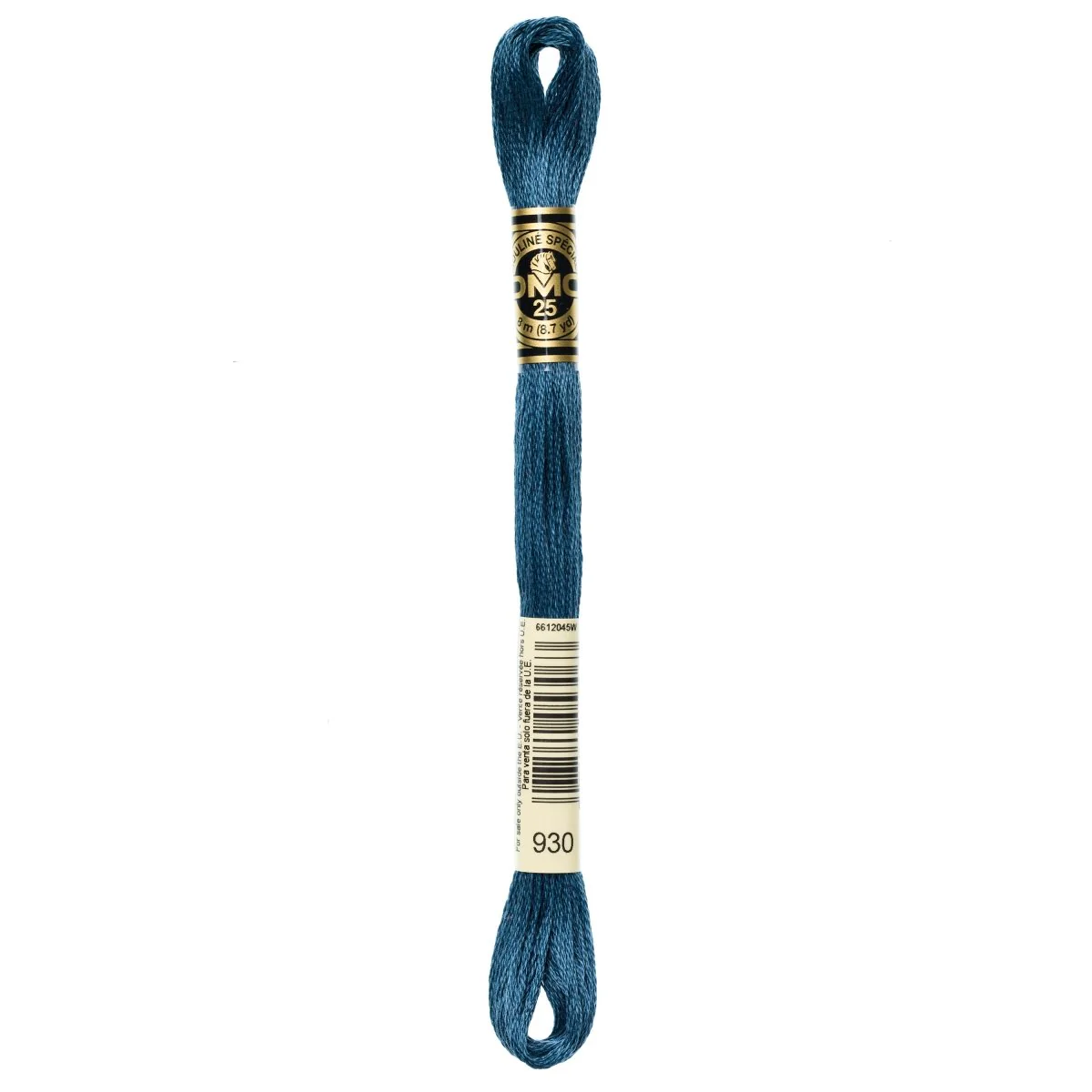 DMC 6-Strand Cotton Embroidery Floss 8.7yd - 930 Dark Antique Blue