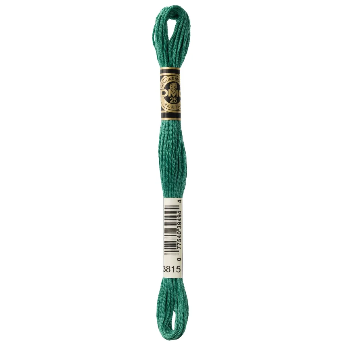DMC 6-Strand Cotton Embroidery Floss 8.7yd - 3815 Dark Celadon Green